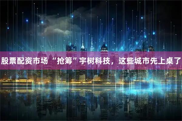 股票配资市场 “抢筹”宇树科技,这些城市先上桌了